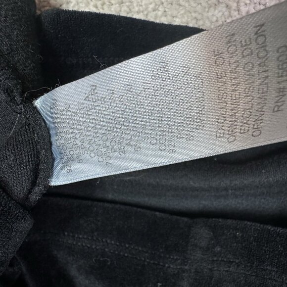 Democracy Sweater Women’s Black Velour Long Sleeve Pullover Size Small - Picture 11 of 11